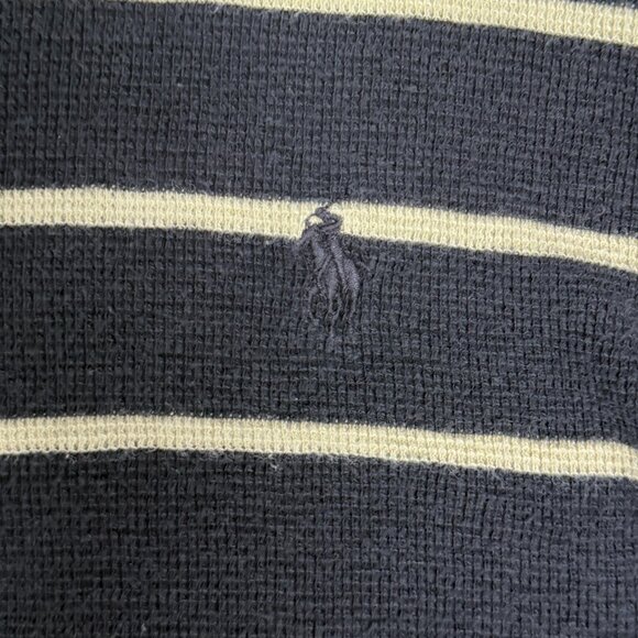 VTG Polo Ralph Lauren‎ Waffle Knit Short Sleeve Polo- Size XL - Picture 5 of 7